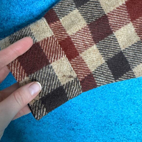 Vintage Gander Mountain Flannel Shirt Jacket Men’s L – Brown Tones - Picture 7 of 13